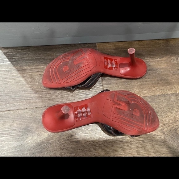 KENNETH Cole Reaction Leather Slip On Heel Open - Picture 5 of 7